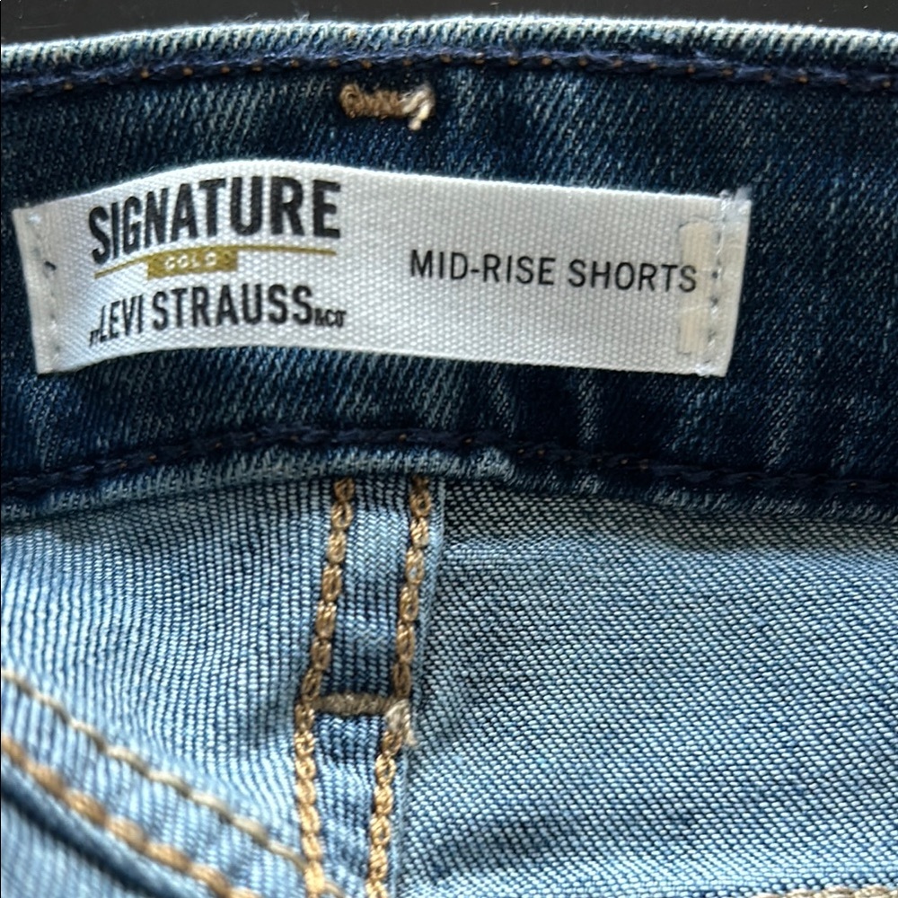 Blue Denim Shorts - Picture 7 of 9